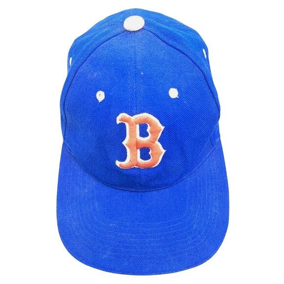 Boston Red Sox Royal Blue Embroidered Logo Baseball Cap Fitted Hat Adjustable - Picture 3 of 8